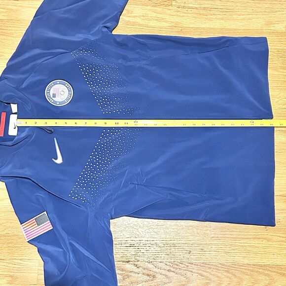 Nike Dri-FIT ADV Team USA Men’s Size S Blue Olympics 2024 Podium Zip-Up Jacket - Picture 8 of 9